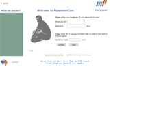 Tablet Screenshot of manpowercare.com.hk